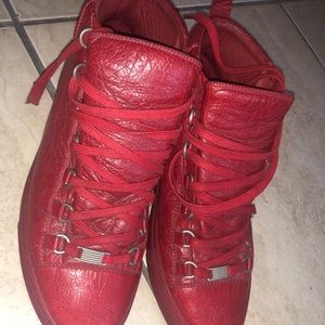 Red Balenciaga Sneaker